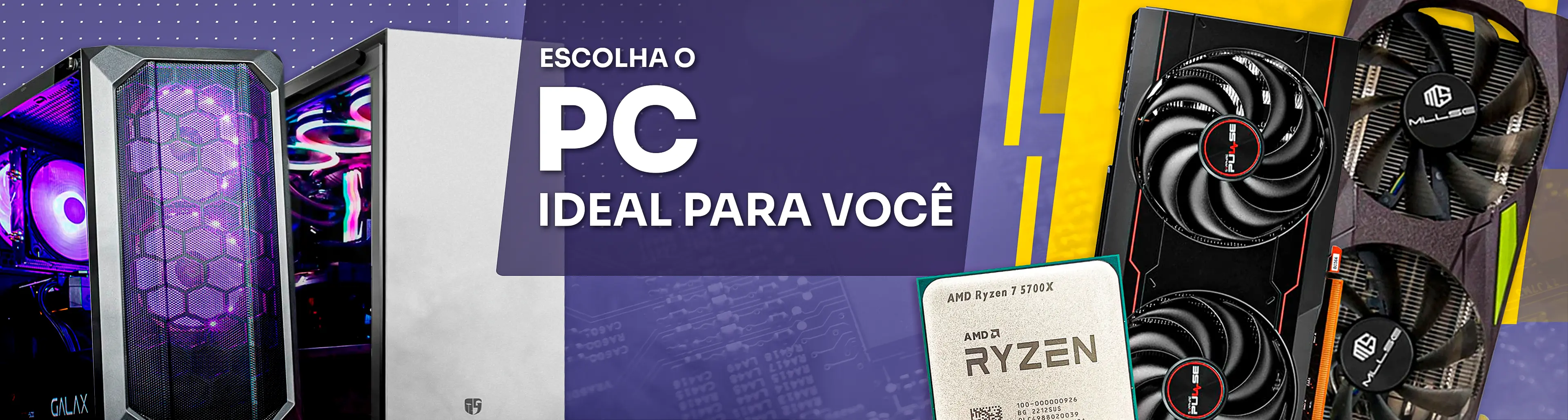Banner dos setups recomendados